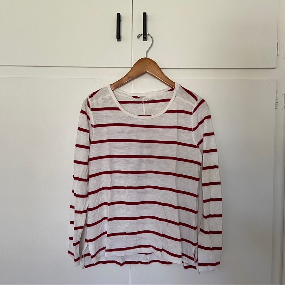 Madewell Whisper Cotton Long sleeve Crewneck Tee